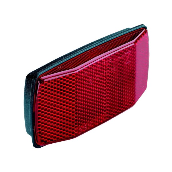 Gepäckträgerrückstrahler b&m mit Bohrung 50/80 mm