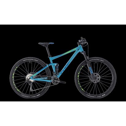 Cube Stereo 120 Race MTB Fully 27,5 2018 | blue´n´green