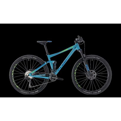 Cube Stereo 120 Race MTB Fully 27,5 2018 | blue´n´green