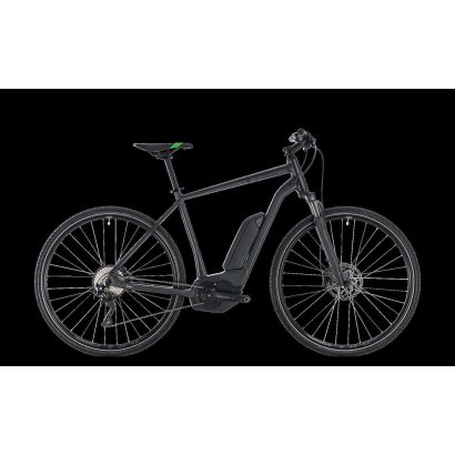 Cube Cross Hybrid Pro 400 E-Bike 2018 | grey´n´flashgreen