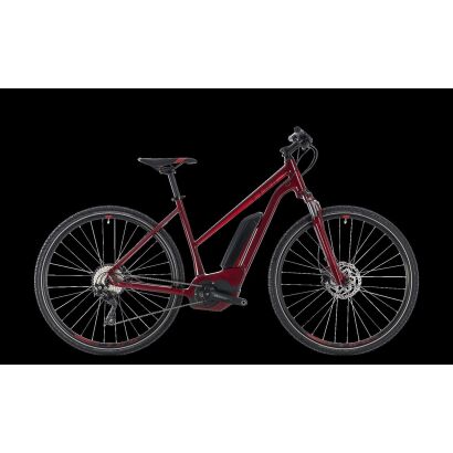 Cube Cross Hybrid Pro 400 Damen E-Bike 2018 | darkred´n´red