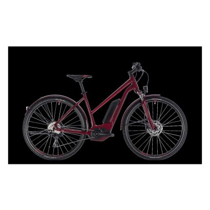 Cube Cross Hybrid Pro Allroad 400 Damen E-Bike 2018 | darkred´n´red