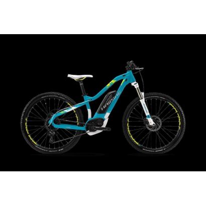 Haibike SDURO HardLife 4.0 Damen E-MTB 27,5" 2018 | Cyan/Weiß/Lime