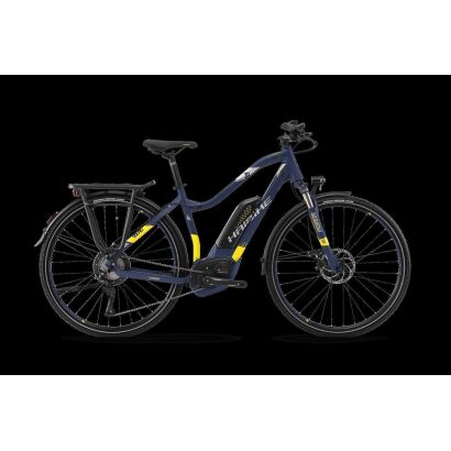 Haibike SDURO Trekking 7.0 Trekking Damen E-Bike 2018 | Blau/Gelb/Silber matt