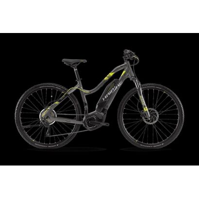 Haibike SDURO Cross 4.0 Cross Damen E-Bike 2018 | Anthrazit/Schwarz/Lime
