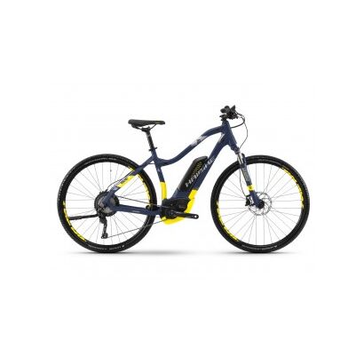 Haibike SDURO Cross 7.0 Cross Damen E-Bike 2018 | Blau/Gelb/Silber matt