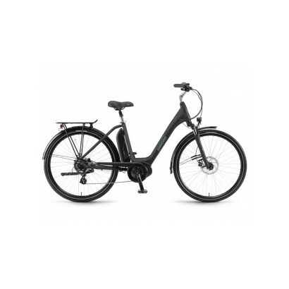 Winora Sima 7 Tiefeinsteiger City E-Bike 2019 | Schwarz matt