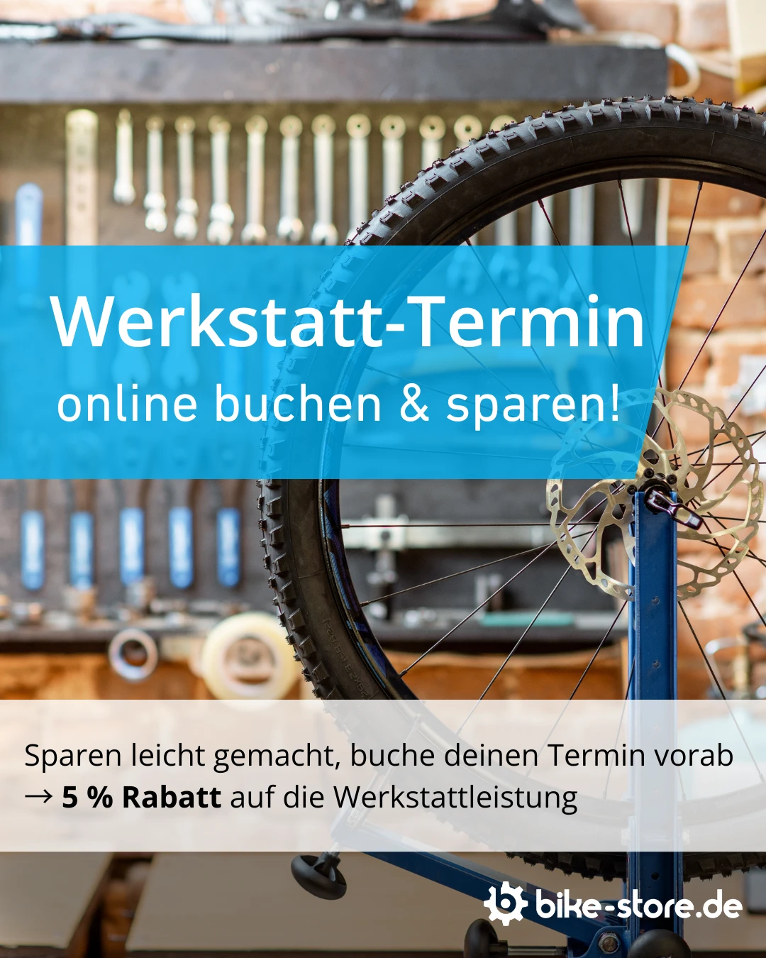Werkstatt-Service bei bike-store: clever sparen & entspannt fahren