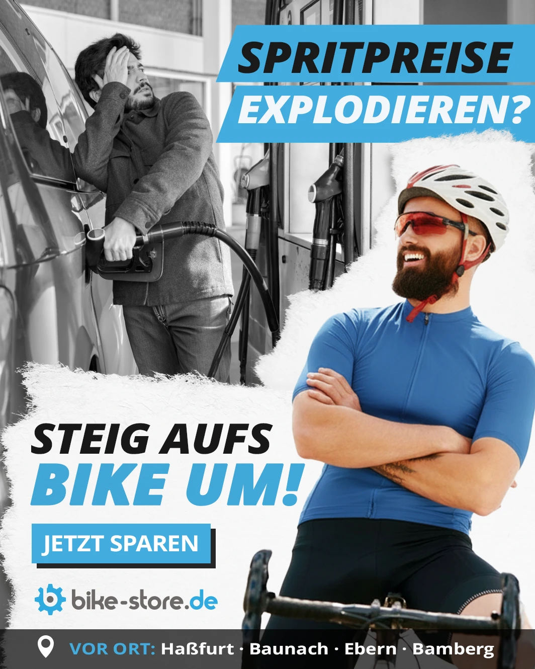Fahrrad als Alternative zu steigenden Spritpreisen im Alltag