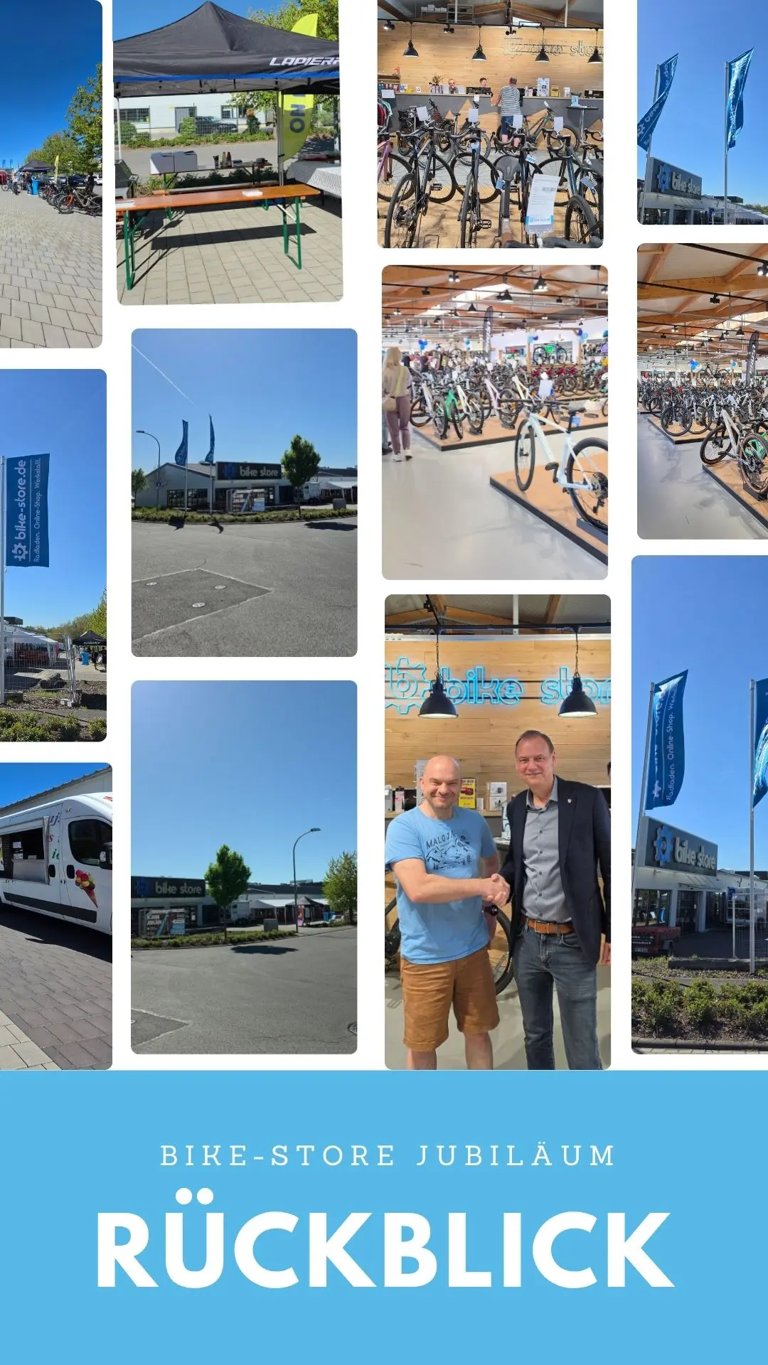 Rückblick auf 10 Jahre bike-store Jubiläum in Haßfurt